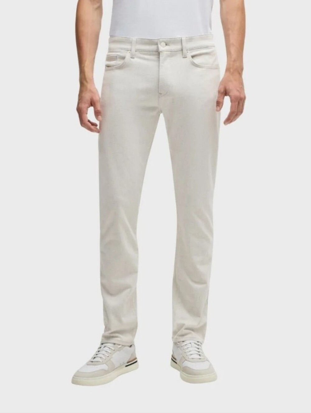 Hugo Boss Slim Men's Jeans in Off-White Size 32x34 Stretch NWOT